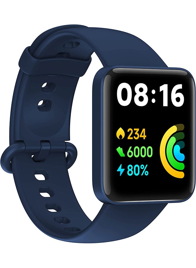 شاومي ساعة Redmi Watch 2 Lite مقاومة للماء 5ATM، نظام تحديد المواقع GPS 5ATM مقاومة للماء، عمر بطارية 10 أيام، نظام تحديد المواقع GPS، الخطوات، مراقبة النوم ومعدل ضربات القلب باللون الأزرق أزرق - Image 5