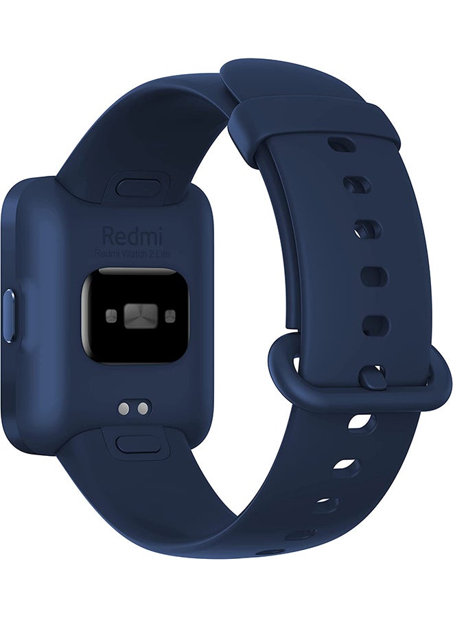 شاومي ساعة Redmi Watch 2 Lite مقاومة للماء 5ATM، نظام تحديد المواقع GPS 5ATM مقاومة للماء، عمر بطارية 10 أيام، نظام تحديد المواقع GPS، الخطوات، مراقبة النوم ومعدل ضربات القلب باللون الأزرق أزرق - Image 3