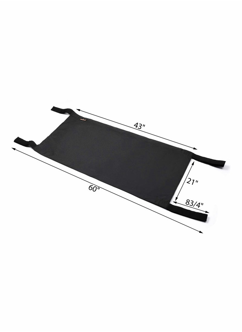 SYOSI Car Roof Hammock, Compatible with Jeep Gladiator JT & Jeep Wrangler YJ, TJ, JK, JKU, JL, JLU 1987-2020 4-Door and 2-Door  - Image 4