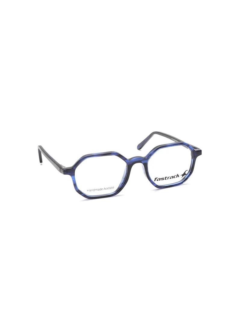 fastrack Blue Hexagon  Rimmed Eyeglasses