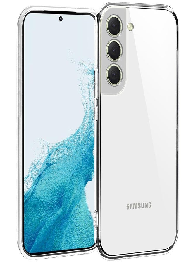 TENOC Phone Case Compatible with Samsung Galaxy S22 5G 6.1-Inch, Crystal Clear Ultra Slim Cases Soft TPU Bumper Protective Cover - Image 1