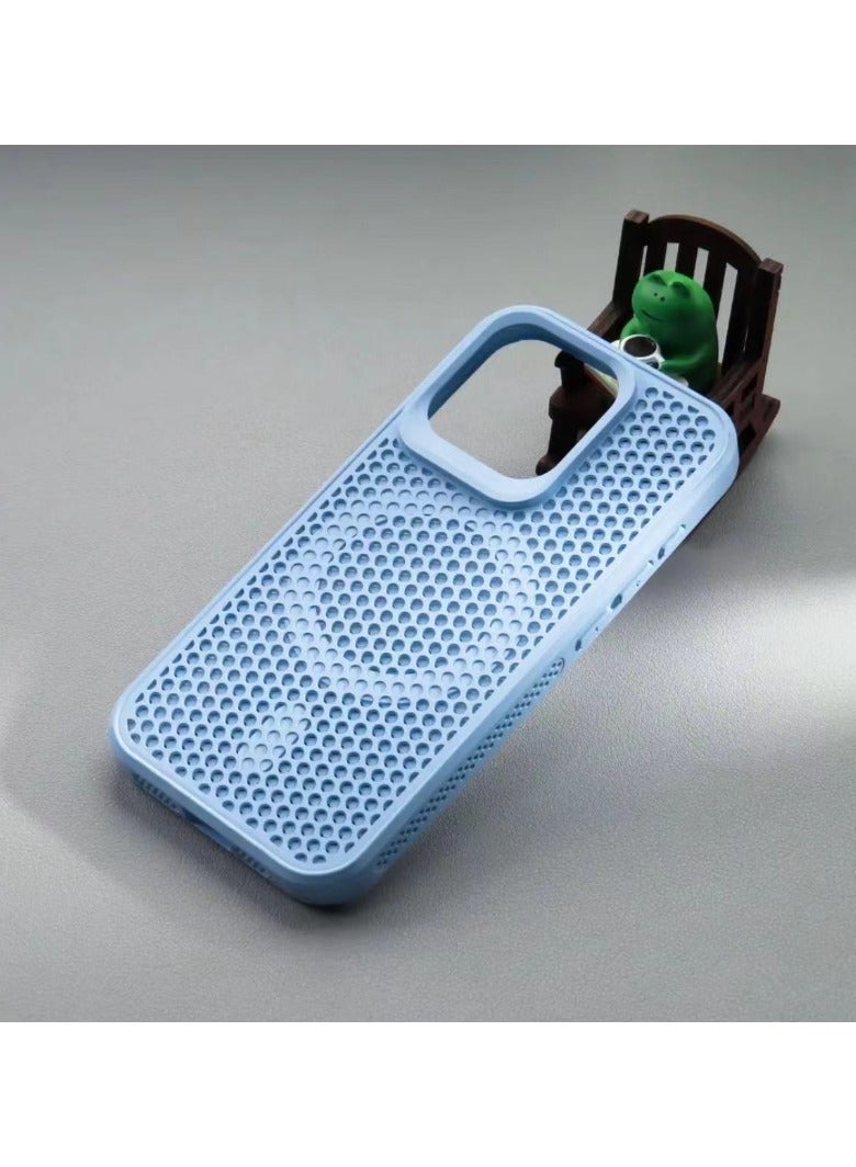 cas:pace Honeycomb structure magnetic heat dissipation mobile phone case | Supports MagSafe wireless charging | Suitable for iPhone Pro Max series | Special for summer - Image 3