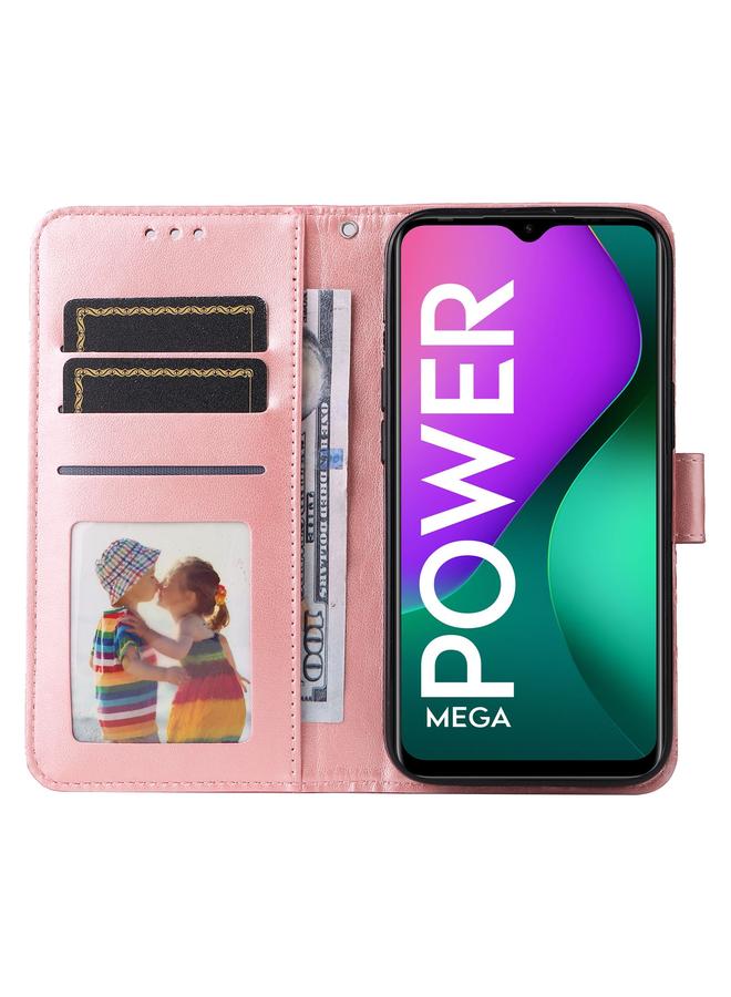 Zaboon Case For Infinix Smart 5 Embossed Sunflower Leather Phone Case - Image 3