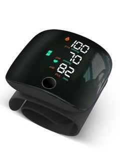 Joshberg Rechargeable Digital Wrist Blood Pressure Monitor Adjustable Cuff Bp Detector 2x99 Readings Memory Large Display Voice Heart Rate Automatic Tensiometer  - Image 1