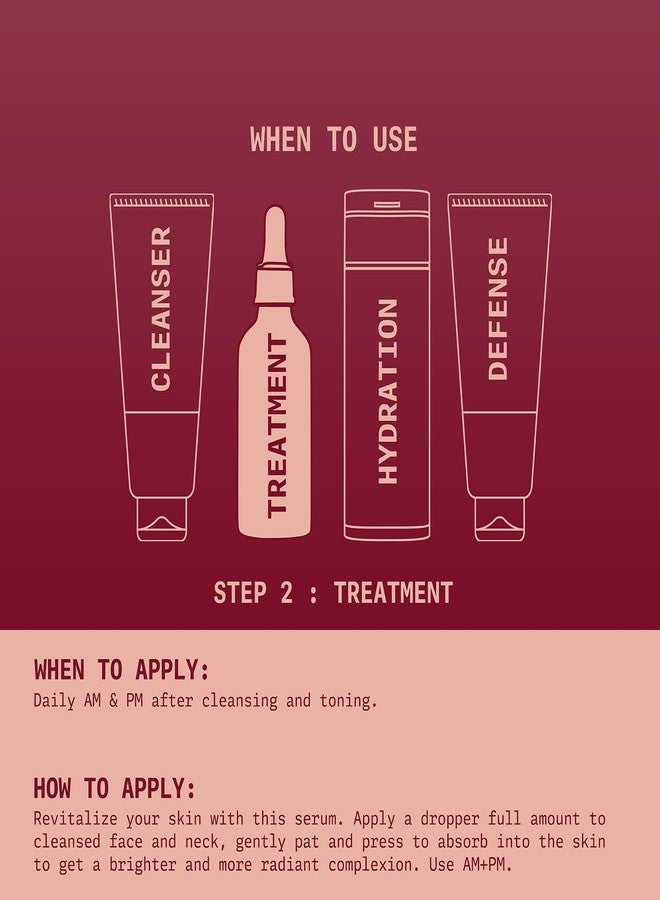 نينغن سيروم نينجن لتصحيح البقع الداكنة للوجه | 2% جلوتاثيون، عنب الدب، وفيتامين سي لتفتيح البشرة، وتخفيف البقع الداكنة والتصبغات (30 مل) | خالٍ من البارابين | للرجال والنساء | لجميع أنواع البشرة - Image 3