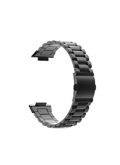 Dado Stainless Steel Replacement Band Compatible with Huawei Fit 2 Watch, three beads adjustable length Stainless Steel strap  - Image 2