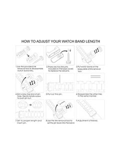Dado Stainless Steel Replacement Band Compatible with Huawei Fit 2 Watch, three beads adjustable length Stainless Steel strap  - Image 5