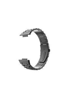 Dado Stainless Steel Replacement Band Compatible with Huawei Fit 2 Watch, three beads adjustable length Stainless Steel strap  - Image 3