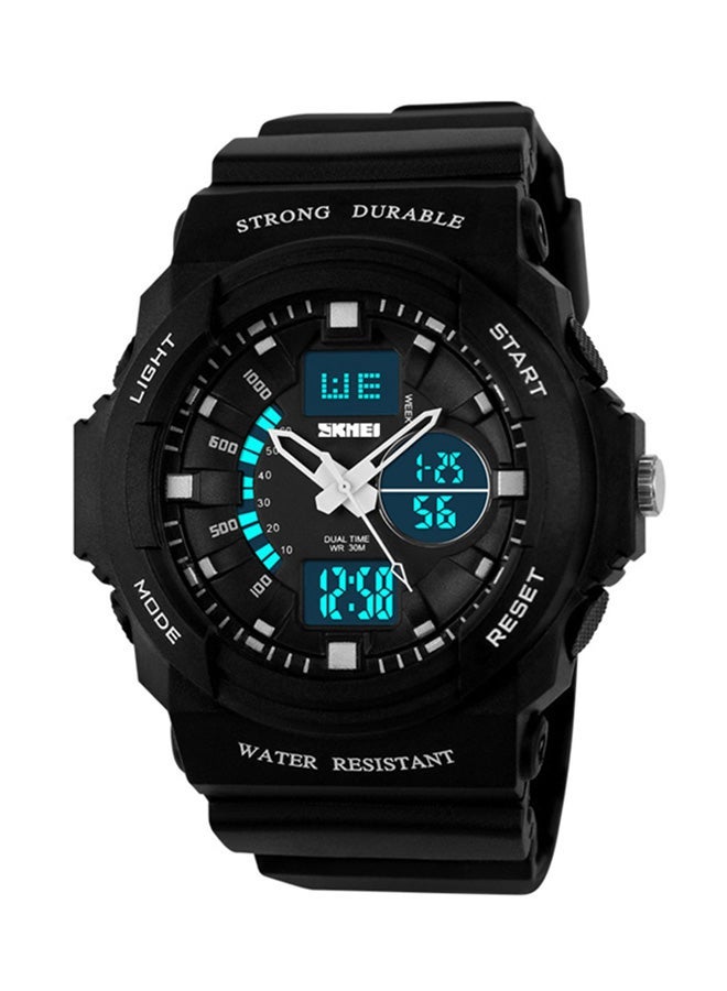 نيبمينينت boys Silicone Analog & Digital Watch 32831694279 - 52 mm Black