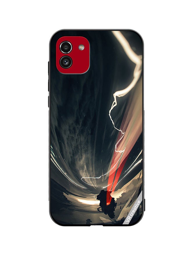 VR CREATIVE Protective Case Cover For Samsung Galaxy A03 Abstract Design Multicolour - Image 1