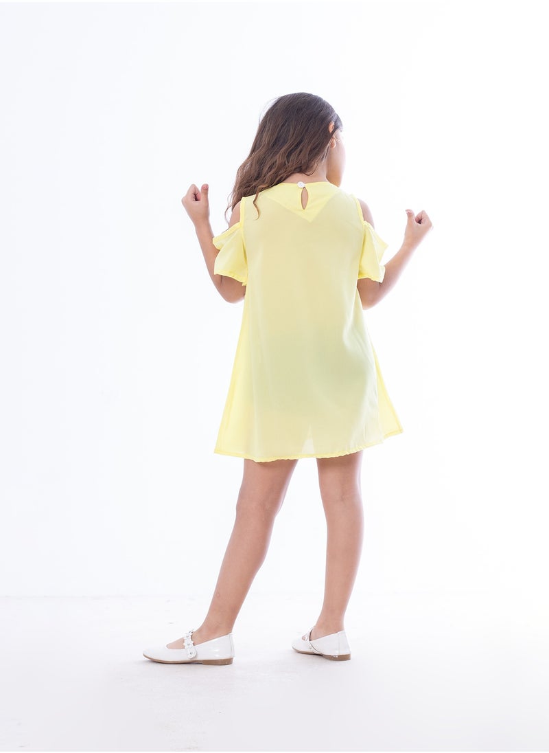BEBO - Girls Dress Yellow - Image 1