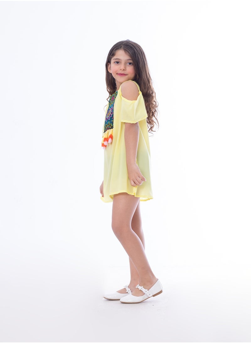 BEBO - Girls Dress Yellow - Image 1