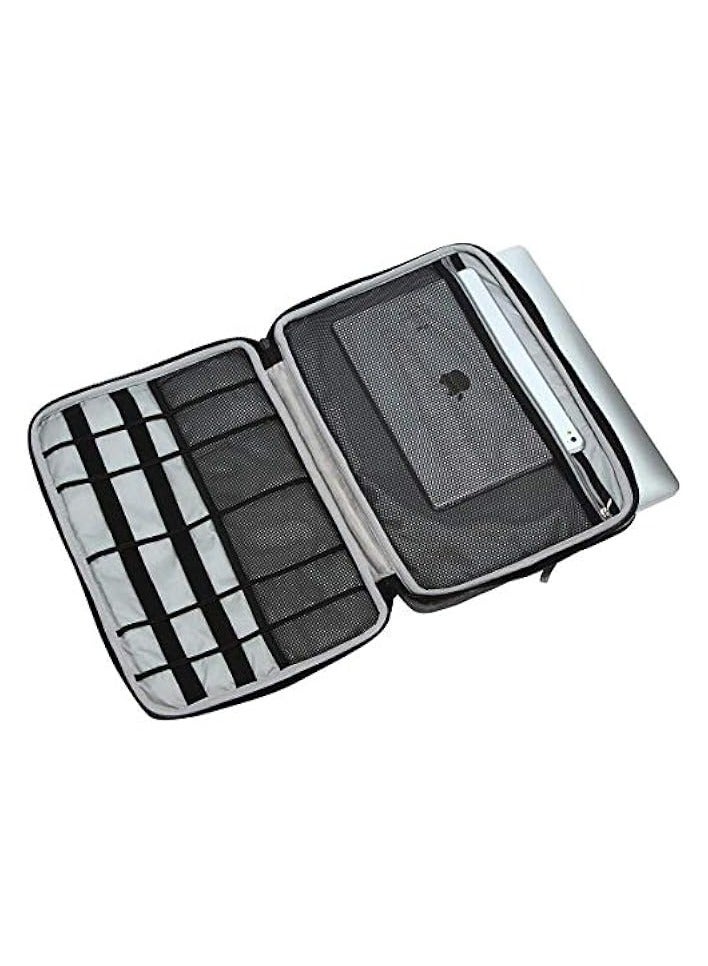 iCozzier Handle Laptop Briefcase Shoulder Bag Electronic Accessories Organizer Messenger Carrying Case Laptop Sleeve Protective Bag - Image 4