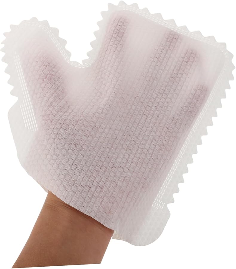 VALICLUD Long Dishwashing Gloves Non Woven White 10 Pack Cleaning Mittens - Image 4