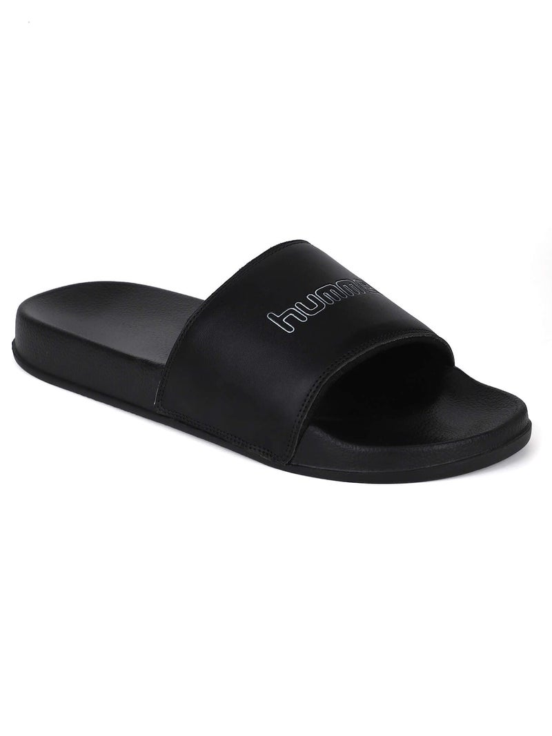 hummel CLASSIC MEN SLIDERS Comfortable Cushioned Sole Arch Support Durable Lightweight Flexible Trendy Style Flip flops and Slippers Slides for Men Daily use Chappal - UK 9 - Image 4