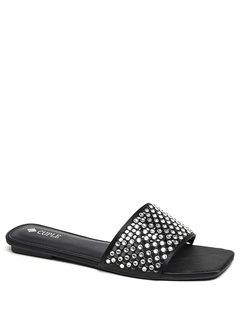 كابلي Comfort Embellished  Flat Shoes & Slip-ons