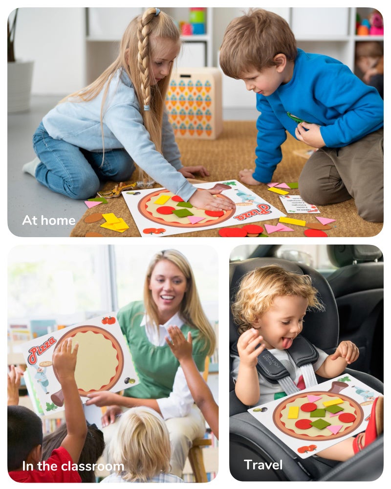 CHEFAN Pizza Counting Toddler Toys, Toddler Number Learning Toys, Preschool Math Games, Manipulatives for Preschool - Image 4