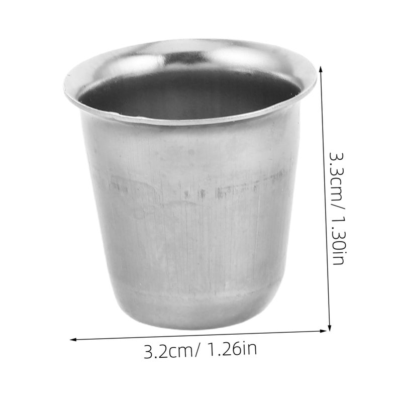 5pcs Stainless Steel Communion Cups Compact Lightweight for Church Wedding Outdoor Events - Image 3