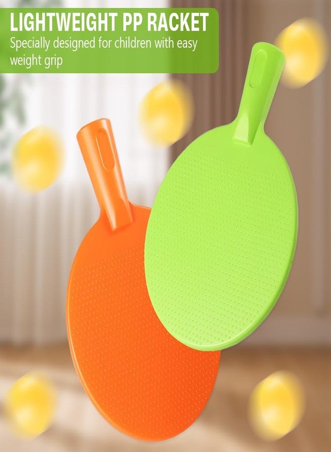 برو بيروس مجموعة تدريب تنس الطاولة للأطفال من بروبيروس®، مجموعة تدريب على ضربات تنس الطاولة تُعلق على الباب، مع مضربين و5 كرات سلكية، وخطاف ذاتي اللصق، مجموعة تدريب تُثبت على الحائط، مجموعة أنشطة لعب داخلية - Image 3