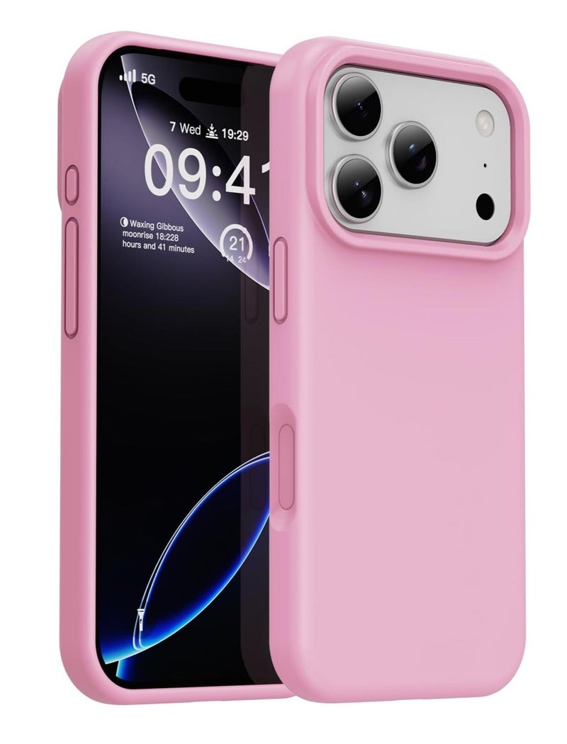 iPhone 17 Pro Max Case Liquid Soft Silicone iPhone 17 Pro Max Cover Anti Scratch with Inside Microfiber Lining Shockproof Protective Phone Case for iPhone 17 Pro Max - Image 1