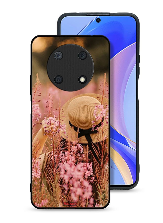 Tolwak Huawei nova Y90 Protective Case Cover Hat Girl In Flowers - Image 1