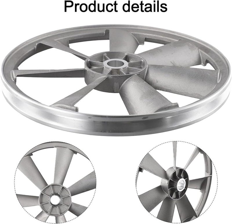 بكرة ضاغط الهواء من الألومنيوم 300 مم، ذات أخدود واحد لحزام النوع A - Image 4