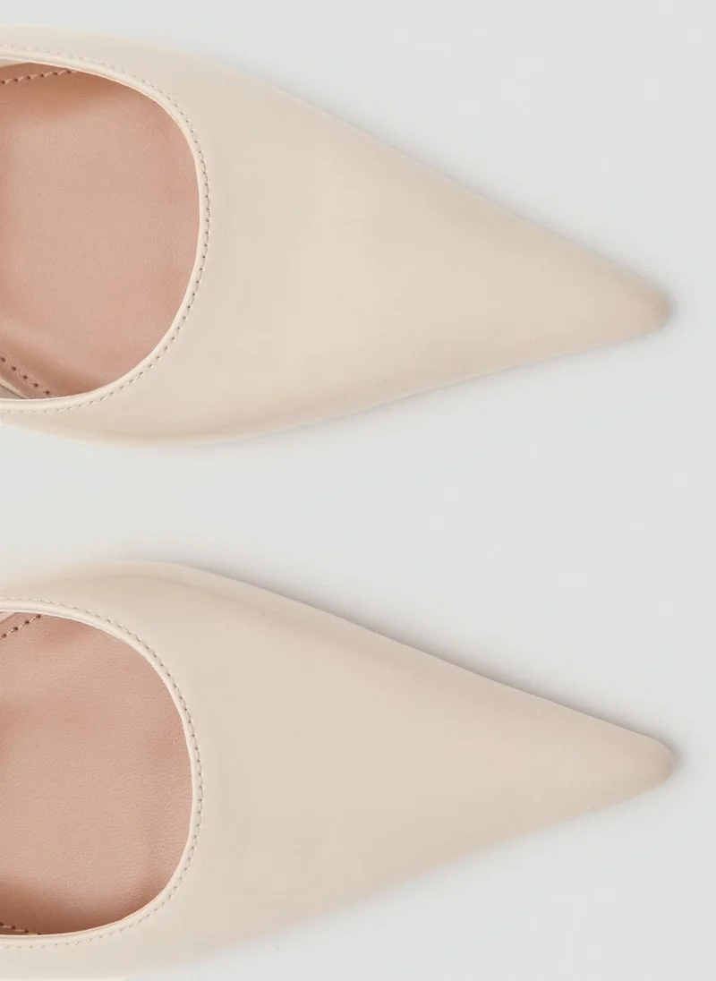 MANGO Kitten-Heel Pointed Shoes