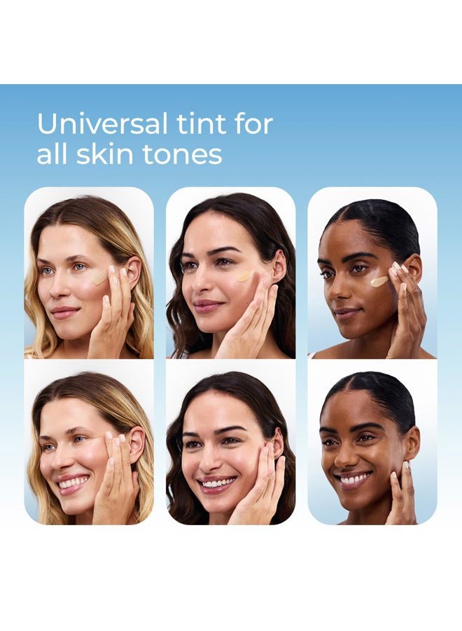 Eucerin لوشن واقي من الشمس للوجه بحماية معدنية حساسة مع تلوين الشمس SPF 35، واقي شمس معدني غير مسد للمسام مع حماية لطيفة من أكسيد الزنك للبشرة الحساسة، زجاجة 1.7 أونصة سائلة - Image 5