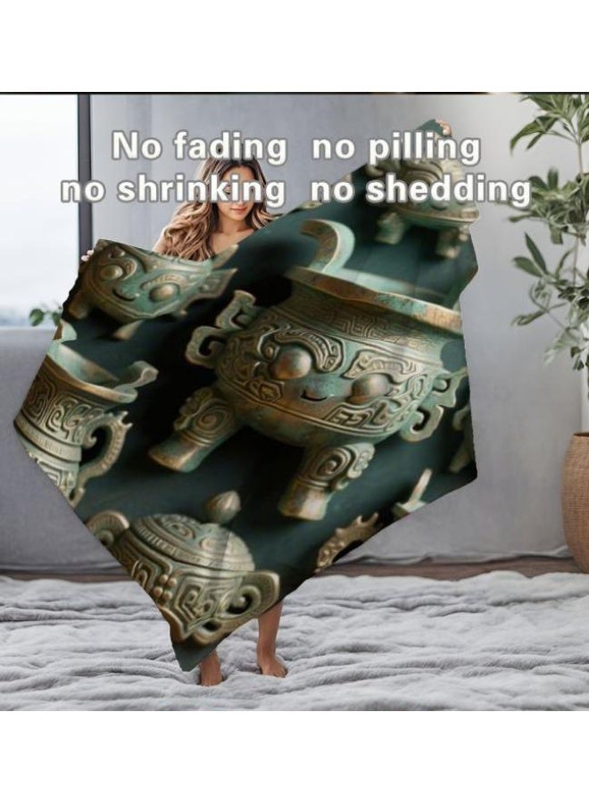 general Baby and children's cartoon flannel thin blanket (warm and comfortable, suitable for sleep, game use) 70cm*100cm - Image 5