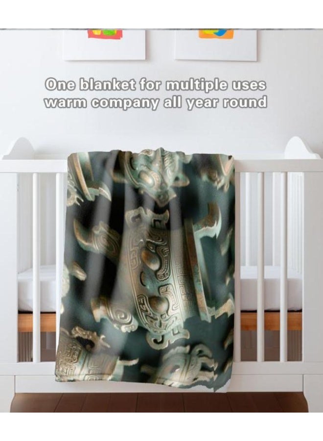 general Baby and children's cartoon flannel thin blanket (warm and comfortable, suitable for sleep, game use) 70cm*100cm - Image 4