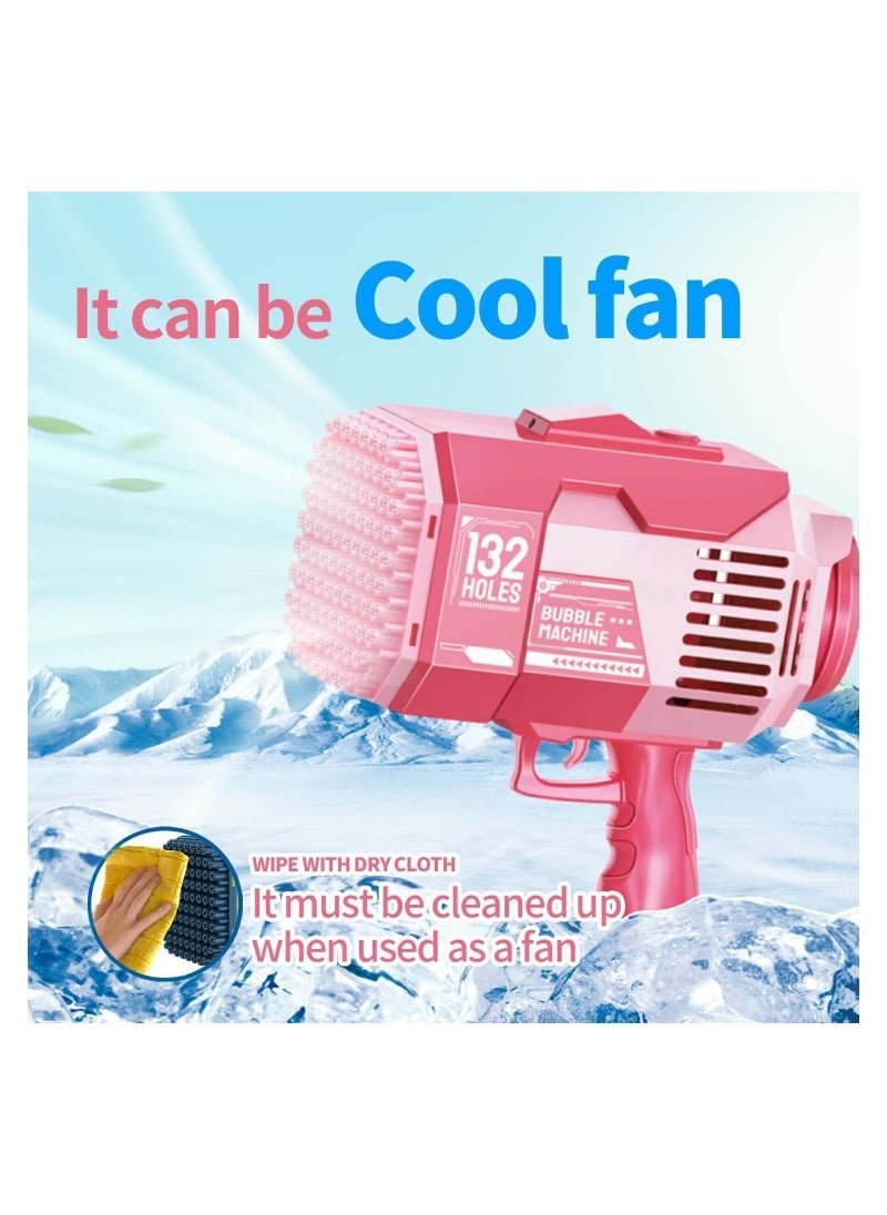 ELTRAZONE Automatic Bubble Gun for Kids with 132 Holes – Powerful Bubble Machine with Bubble Solution Included – Creates Thousands of Bubbles Instantly – Ideal for Birthday Parties, Weddings, Summer Fun, Indoor & Outdoor Play – Safe & Easy to Use Toy - Image 2