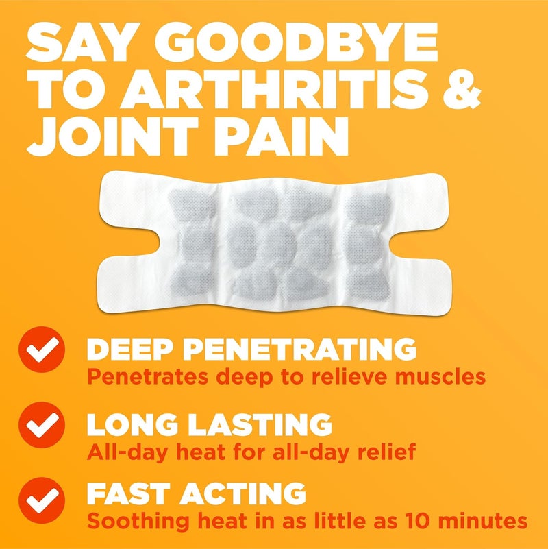 ThermaCare Arthritis Heat Wraps  Targeted Joint Pain Relief for Hands Wrists  Knees  8Hour Therapeutic Heat Therapy  Flexible Discreet  Portable  DrugFree  2Count - Image 2