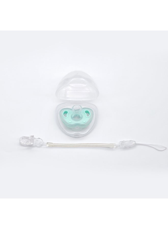 Flat Head Pacifier Manufacturers Directly Wide Mouth Apple Simulation Breast Milk Soft Real Baby