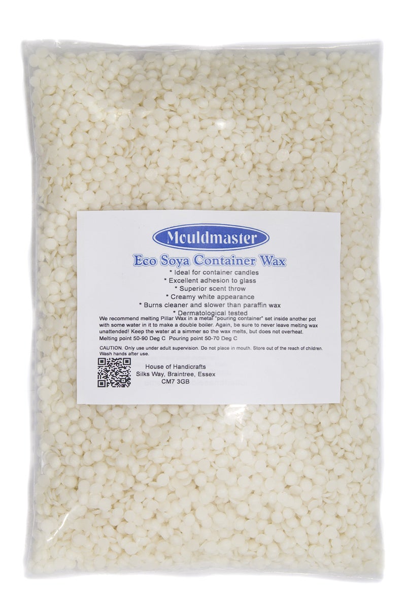 Mouldmaster Soy Container Candle Wax pellets 100g SOYA CreamOff White 20 x 10 x 1 cm