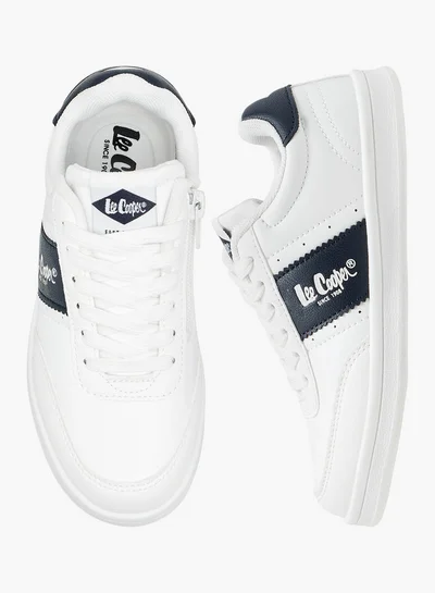 Lee Cooper Boys' Logo Print Lace-Up Sneakers