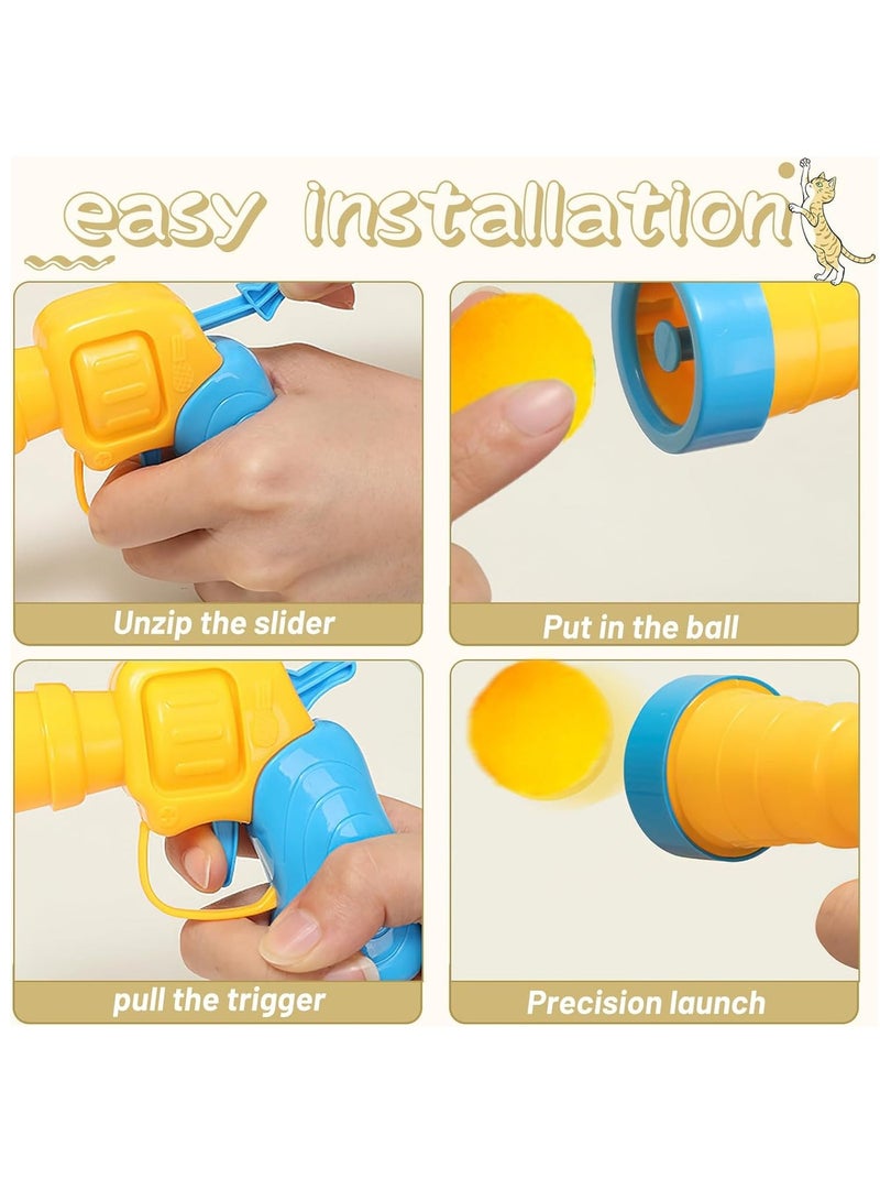 Cat Toy 50 Balls Soft Cat Balls Kitten Pompom Toy Balls Plush Kitten Pet Toy Balls - Image 5