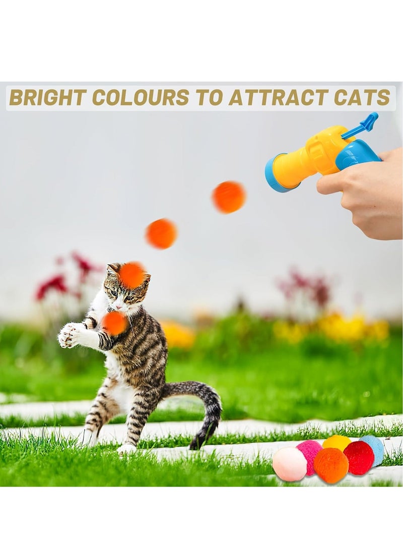 Cat Toy 50 Balls Soft Cat Balls Kitten Pompom Toy Balls Plush Kitten Pet Toy Balls - Image 2