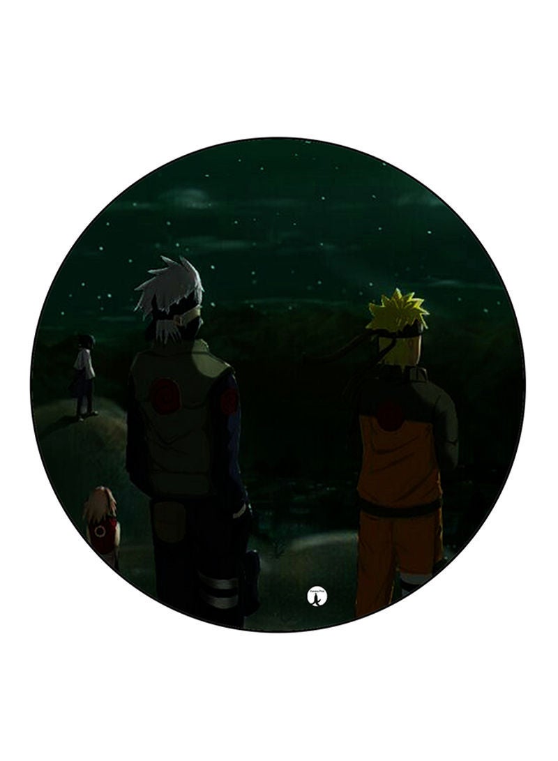 RKN Anime Naruto Printed Fridge Magnet  Round  Multicolour - Image 1
