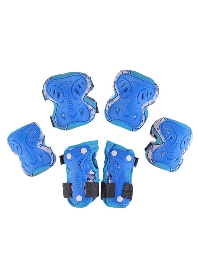 NIBEMINENT 6-Piece Roller Skating Knee Elbow Wrist Pad Set S 