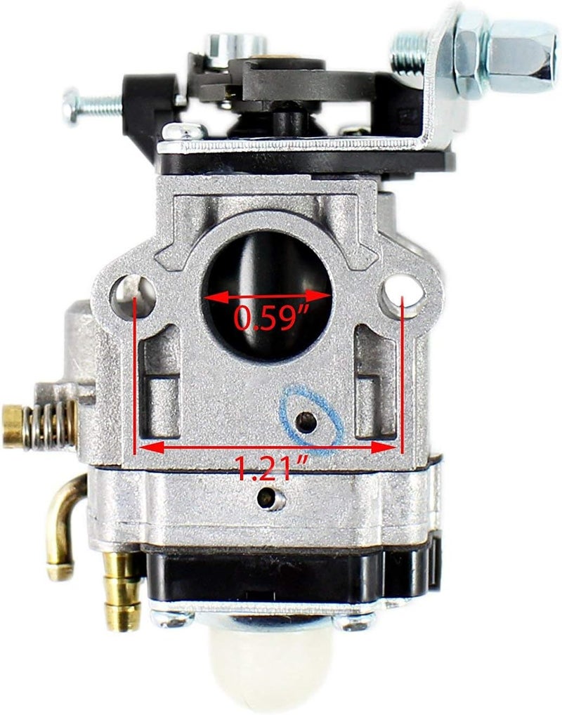 Pro Chaser PR48BT PR2322 Carburetor For Poulan Pro PR46BT BP400 BP402 PR2322 967086901 150032738 530058436 Eskimo Mako M43 M43Q8 Viper 43cc Engine Southland SCV43 SEA43 Earth Auger - Image 2