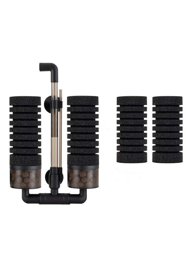 hygger Aquarium Double Sponge Filter for Fresh Water and Salt-Water Fish Tank (M) - Image 1