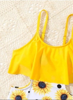 Shein kids swimsuit sunflower  - Image 3