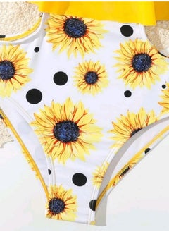 Shein kids swimsuit sunflower  - Image 4