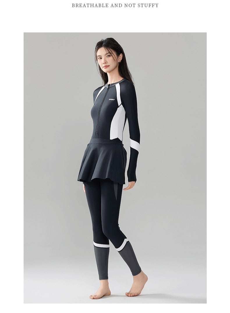 KUYING New Jumpsuit Triangle Pants Set Swimsuit - Image 4