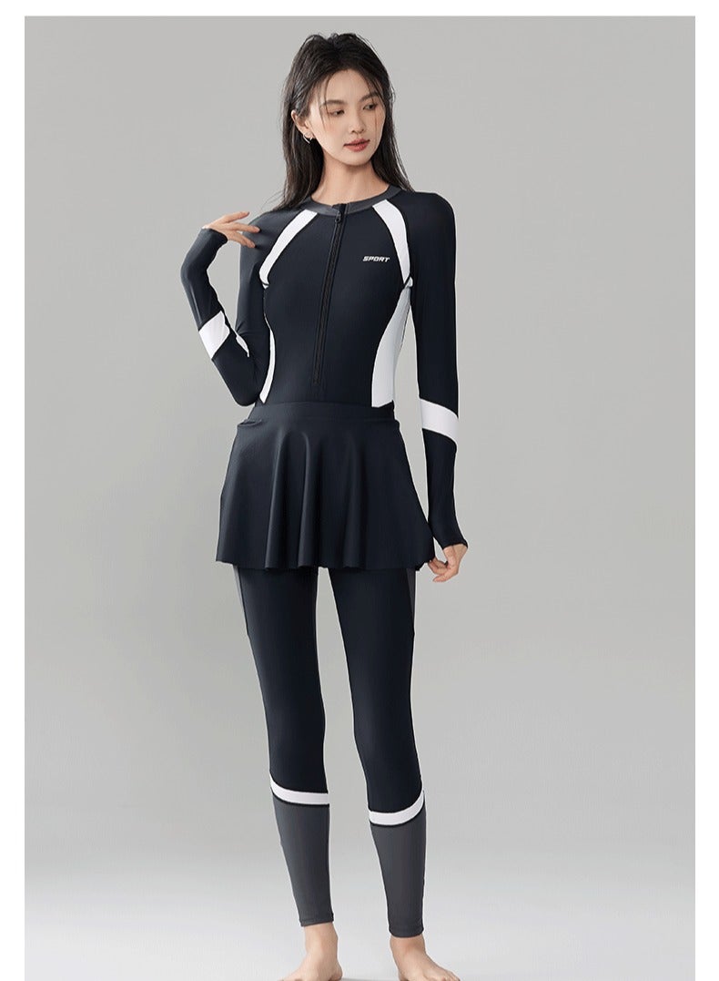 KUYING New Jumpsuit Triangle Pants Set Swimsuit - Image 5