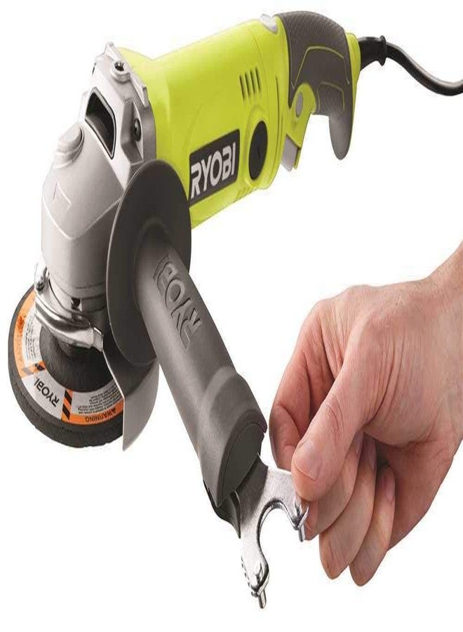 ريوبي مطحنة زاوية سلكية Ryobi AG454، 7.5 أمبير، 120 فولت تيار متردد، 11000 دورة في الدقيقة، بمقبض دوار خلفي - Image 2