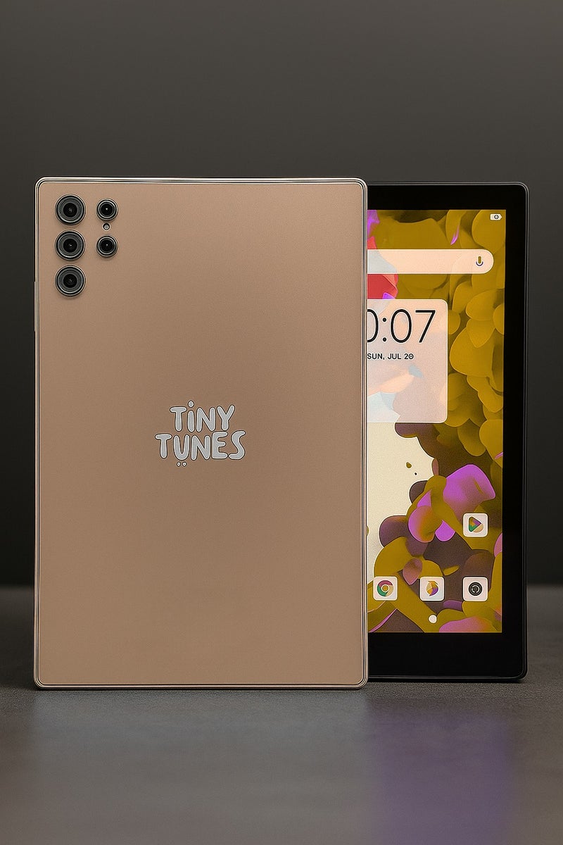 Tiny Tunes TS25 Ultra Smart PC Tablet | 10.1 Inch Display | 1TB Memory | 16GB RAM | KEYBOARD | MOUSE | EARPOD | FLIP COVER | PEN | C-TYPE CHARGER - Image 1
