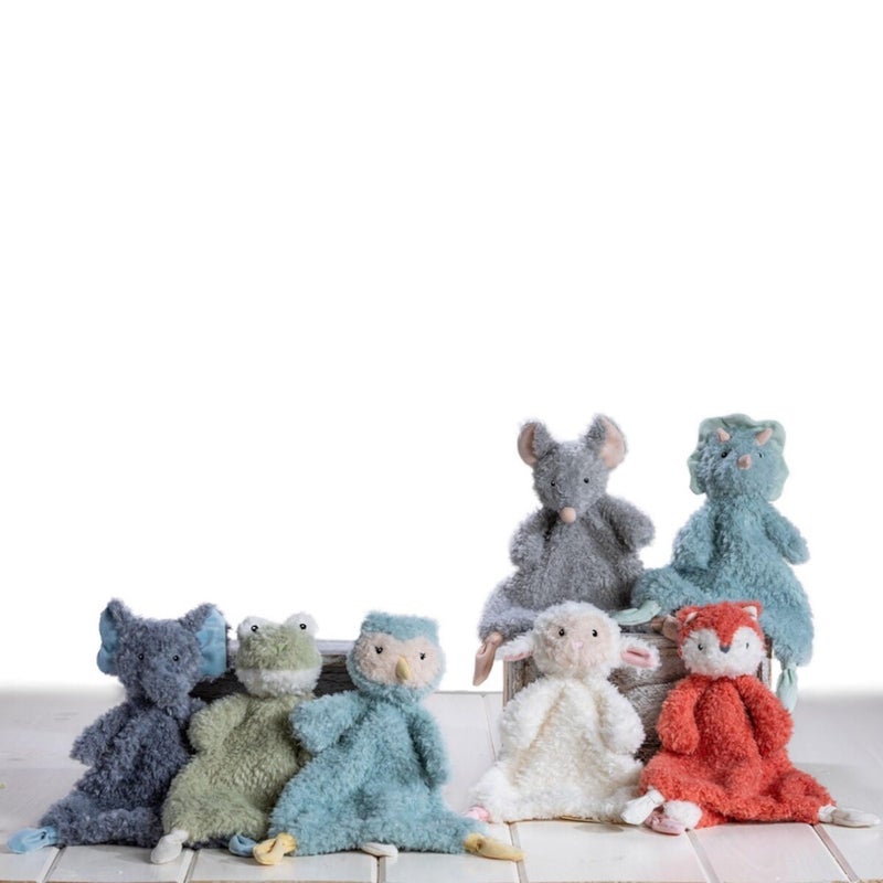 Mary Meyer Lovey for Babies Again Friends Soft Snuggle Toy Made from Recycled Materials, 11-Inches, Owl - Image 2