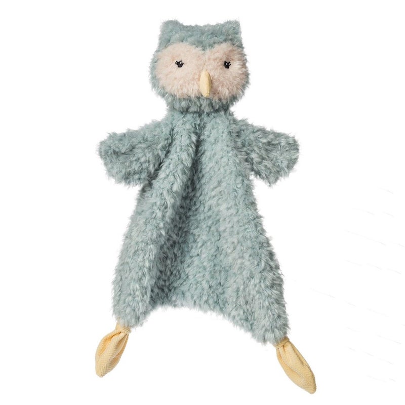 Mary Meyer Lovey for Babies Again Friends Soft Snuggle Toy Made from Recycled Materials, 11-Inches, Owl - Image 1