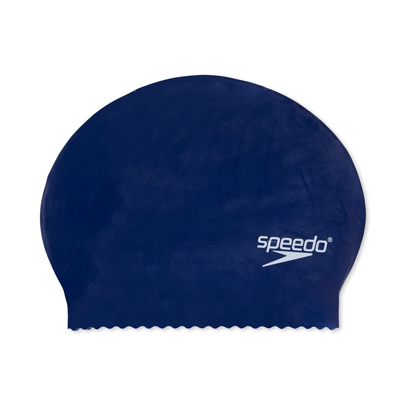 Speedo unisex Speedo Latex Solid Cap, Navy, One Size swim caps, Navy, One Size US - Image 1